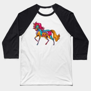 abstract horse shaped Baseball T-Shirt